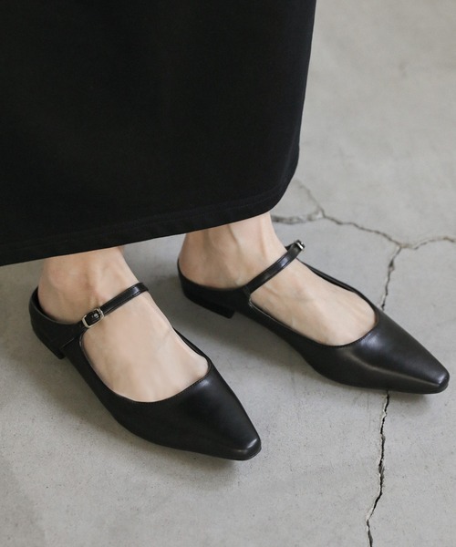 select MOCA（セレクトモカ）の「メリージェーンフラットサンダル（サンダル・レディース・シルバー/ブラック・LARGE/SMALL/MEDIUM）」の16枚目の写真