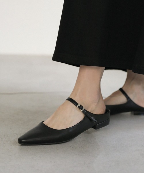 select MOCA（セレクトモカ）の「メリージェーンフラットサンダル（サンダル・レディース・シルバー/ブラック・LARGE/SMALL/MEDIUM）」の18枚目の写真