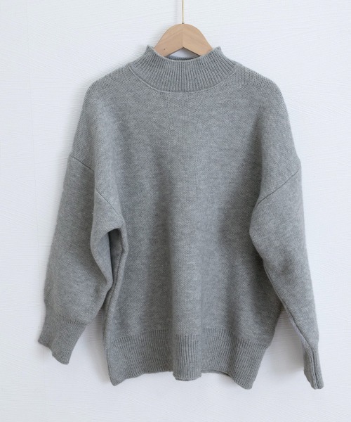 Miniministore(ミニミニストア)の「ハイネックニットセーター レディース秋冬(ニット/セーター・レディース・ブラック/グレー/グリーン・フリー)」の22枚目の写真