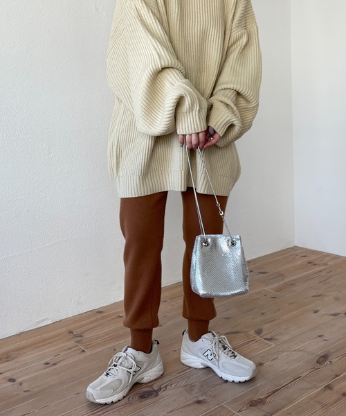 perfect silhouette super over knit / パーフェクトシルエットスーパーオーバーニット（ニット/セーター）｜wee9s（ウィークス）