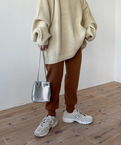 perfect silhouette super over knit / パーフェクトシルエットスーパーオーバーニット（ニット/セーター）｜wee9s（ウィークス）