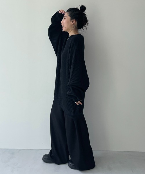 ニット セーター perfect silhouette super over knit / パーフェクトシルエットスーパーオーバーニット レディース perfect silhouette super over knit / パーフェクトシルエット