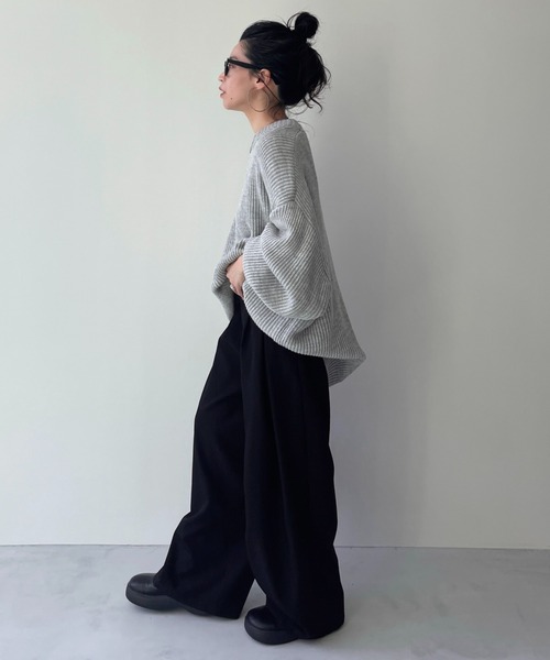 ニット セーター perfect silhouette super over knit / パーフェクトシルエットスーパーオーバーニット レディース perfect silhouette super over knit / パーフェクトシルエット