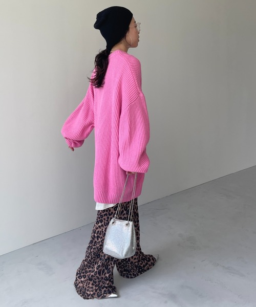 perfect silhouette super over knit / パーフェクトシルエットスーパーオーバーニット（ニット/セーター）｜wee9s（ウィークス）