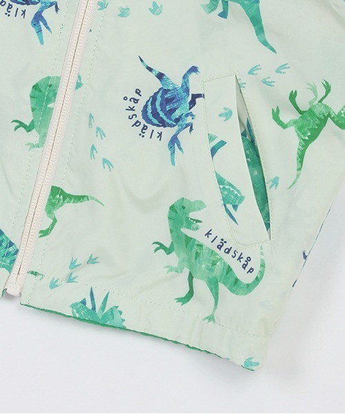 kladskap（クレードスコープ）の「恐竜リバーシブルウィンドブレーカー（マウンテンパーカー・キッズ・アイボリー/ライトグリーン・100cm/130cm/90cm/120cm/110cm/80ｃｍ）」の13枚目の写真