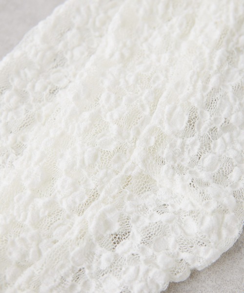 GALLARDAGALANTE（ガリャルダガランテ）の「【La nature linge】レースソックス（ソックス/靴下・レディース・ホワイト/ブラック・FREE）」の10枚目の写真