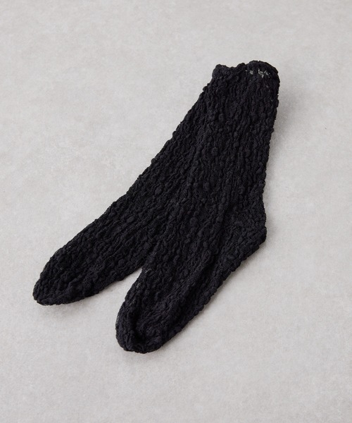 GALLARDAGALANTE（ガリャルダガランテ）の「【La nature linge】レースソックス（ソックス/靴下・レディース・ホワイト/ブラック・FREE）」の7枚目の写真