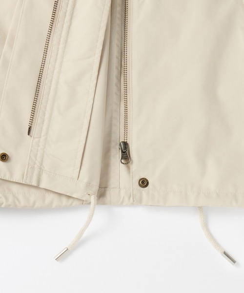 無印良品(ムジルシリョウヒン)の「婦人 撥水フードジャケット(その他アウター・レディース・ネイビー系/アイボリー/カーキ系5/ベージュ/マスタード・S/M/L/XL/XS)」の10枚目の写真