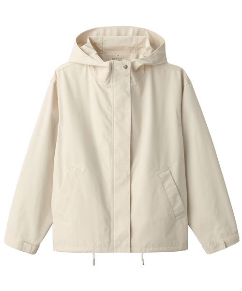 無印良品(ムジルシリョウヒン)の「婦人 撥水フードジャケット(その他アウター・レディース・ネイビー系/アイボリー/カーキ系5/ベージュ/マスタード・S/M/L/XL/XS)」の12枚目の写真