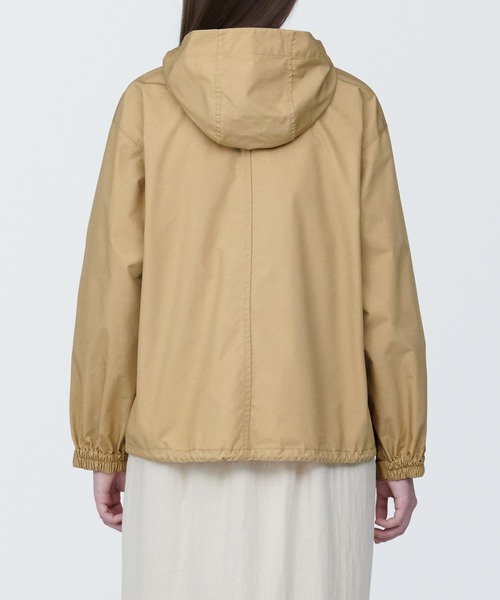 無印良品(ムジルシリョウヒン)の「婦人 撥水フードジャケット(その他アウター・レディース・ネイビー系/アイボリー/カーキ系5/ベージュ/マスタード・S/M/L/XL/XS)」の14枚目の写真