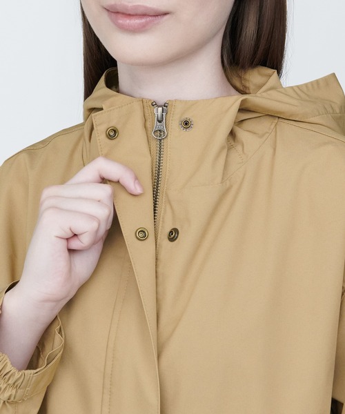 無印良品(ムジルシリョウヒン)の「婦人 撥水フードジャケット(その他アウター・レディース・ネイビー系/アイボリー/カーキ系5/ベージュ/マスタード・S/M/L/XL/XS)」の15枚目の写真