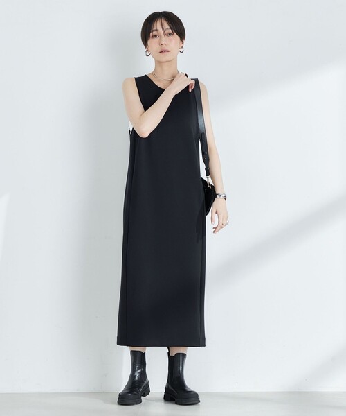 NOLLEY’S(ノーリーズ)の「ウォッシャブルダンボール2WAYワンピース(ワンピース・レディース・ブラック/チャコールグレー・2/1)」の11枚目の写真