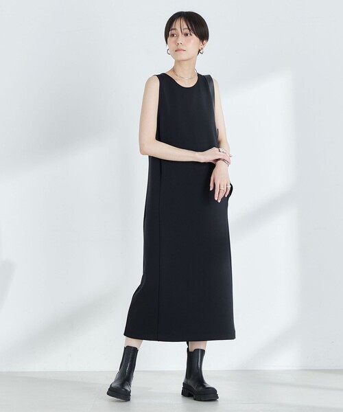 NOLLEY’S(ノーリーズ)の「ウォッシャブルダンボール2WAYワンピース(ワンピース・レディース・ブラック/チャコールグレー・2/1)」の16枚目の写真