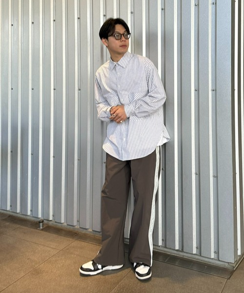 SOUNDSGOOOOD(サウンズグッド)の「【SOUNDS GOOOOD / サウンズグッド】リフレクタープリントナイロントラックパンツ(その他パンツ・メンズ・チャコールグレー/ネイビー・ONE SIZE)」の7枚目の写真