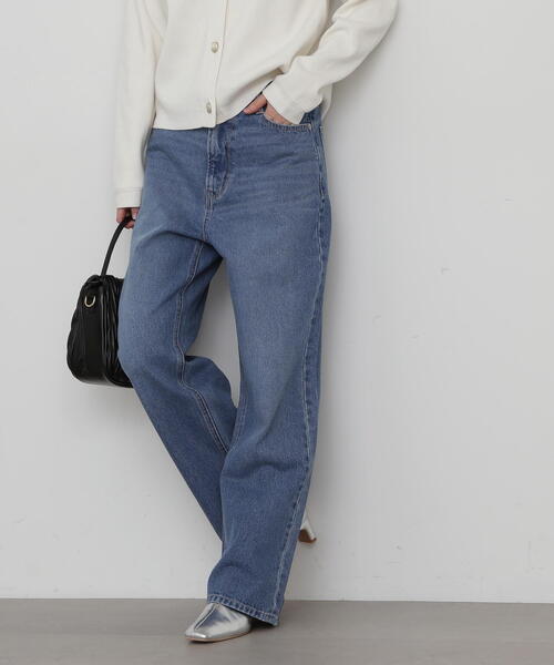 N.(N. Natural Beauty Basic)(エヌエヌナチュラルビューティーベーシック)の「【S Size Line】◆ルーズストレートデニム(デニムパンツ・レディース・ブラック/ブルー・MEDIUM/SMALL)」の11枚目の写真
