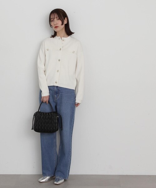 N.(N. Natural Beauty Basic)(エヌエヌナチュラルビューティーベーシック)の「【S Size Line】◆ルーズストレートデニム(デニムパンツ・レディース・ブラック/ブルー・MEDIUM/SMALL)」の13枚目の写真