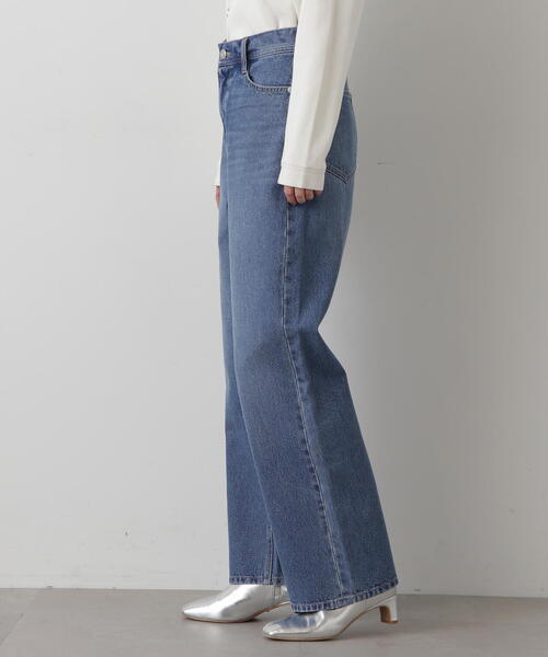 N.(N. Natural Beauty Basic)(エヌエヌナチュラルビューティーベーシック)の「【S Size Line】◆ルーズストレートデニム(デニムパンツ・レディース・ブラック/ブルー・MEDIUM/SMALL)」の17枚目の写真