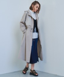 Editt by YECCA VECCA | シアーMIXロングZIPコート(その他アウター)