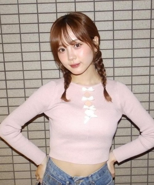 ジップリボントップス SLY | FRONTZIP 2WAY トップス (シャツ・ブラウス ) |SHEL'TTER WEBSTORE