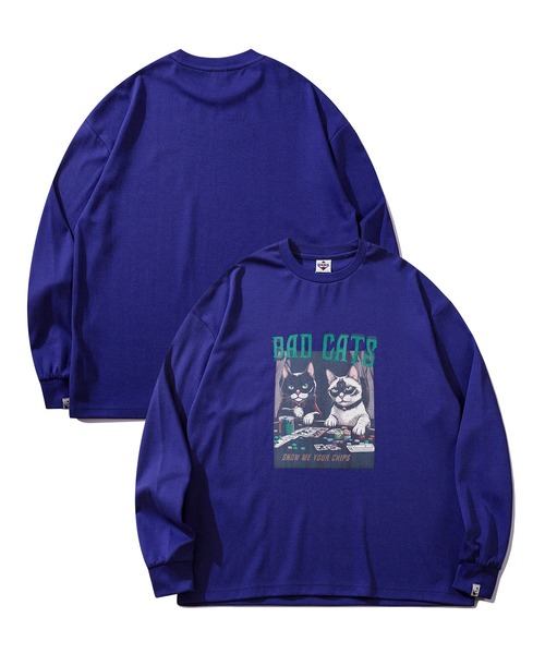セール】HOOK -original- にゃんにゃんマフィアプリントロンTEE