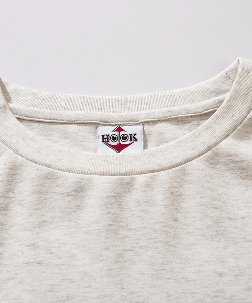 HOOK(フック)の「HOOK -original- にゃんにゃんマフィアプリントロンTEE(Tシャツ/カットソー・メンズ・ホワイト/ネイビー/ブラック/グレー・M/L/XL)」の9枚目の写真