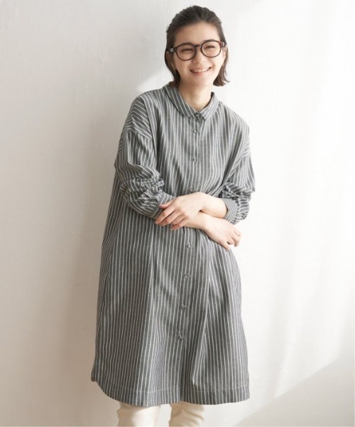 LBC（エルビーシー）の「シャンブレー3WAYワンピース（ワンピース・レディース・ライトブルー/ブラック/オフホワイト・M/L）」の2枚目の写真