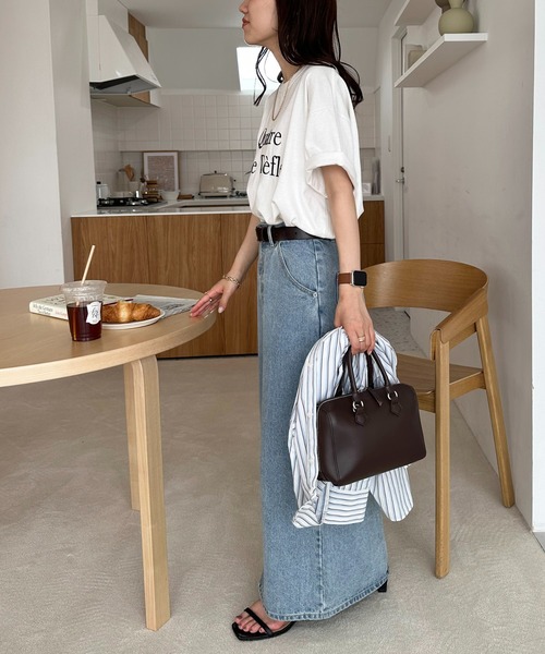 DISCOAT（ディスコート）の「【新色追加！】ライトゲージミニボストンバッグ《2WAY》（ボストンバッグ・レディース・ブラック/アイボリー/ブラウン/イエロー×グリーン/キャメル/シルバー/ボルドー/イエロー/ブラウン系その他/ベージュ系その他・FREE）」の18枚目の写真