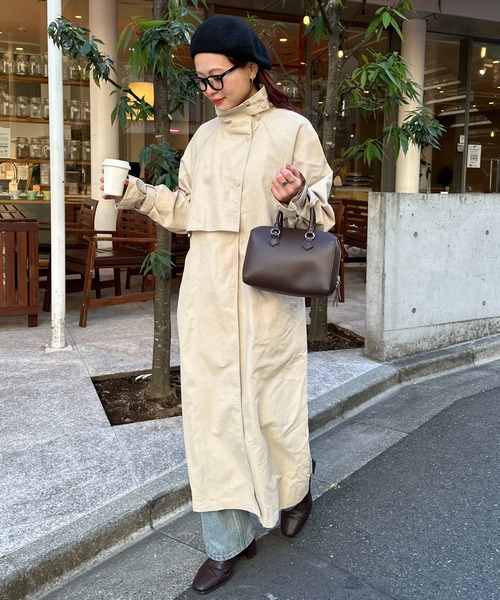 マイストラーダ Mystrada バックボリュームコート （ピンク