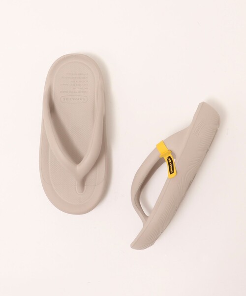 TAW&TOE（トーアンドトー）の「【TAW&TOE/トーアンドトー】 Flip flopサンダル（サンダル・レディース・サックスブルー/ベージュ/グレイッシュベージュ/ブラック/オフホワイト・25/24/23/22）」の4枚目の写真