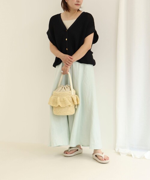 TAW&TOE（トーアンドトー）の「【TAW&TOE/トーアンドトー】 Flip flopサンダル（サンダル・レディース・サックスブルー/ベージュ/グレイッシュベージュ/ブラック/オフホワイト・25/24/23/22）」の14枚目の写真