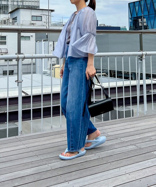 TAW&TOE（トーアンドトー）の「【TAW&TOE/トーアンドトー】 Flip flopサンダル（サンダル・レディース・サックスブルー/ベージュ/グレイッシュベージュ/ブラック/オフホワイト・25/24/23/22）」の19枚目の写真