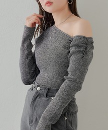 Chico | 【2024SS】ワンショルラメニット(ニット/セーター)