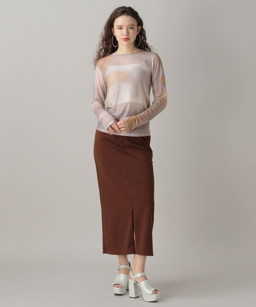 FOREVER 21(フォーエバー トゥエンティーワン)の「【2024SS】シアークルーネックカットソー(Tシャツ/カットソー・レディース・ブラウン/アイボリー/ブラック/その他/ブルー・SMALL/MEDIUM)」の14枚目の写真