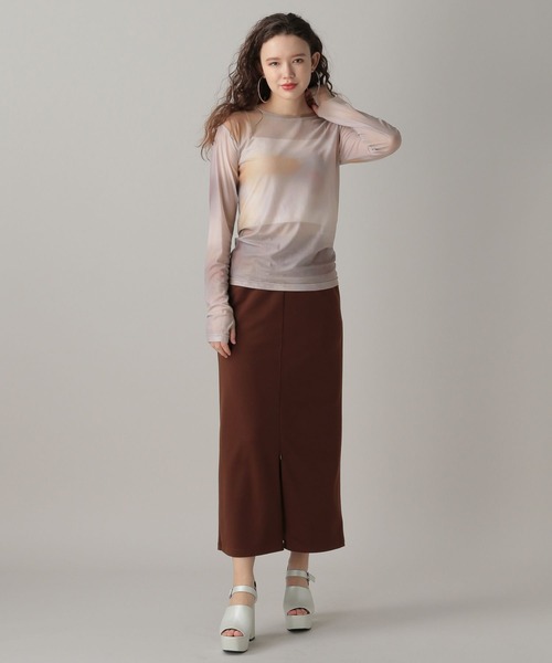 FOREVER 21(フォーエバー トゥエンティーワン)の「【2024SS】シアークルーネックカットソー(Tシャツ/カットソー・レディース・ブラウン/アイボリー/ブラック/その他/ブルー・SMALL/MEDIUM)」の15枚目の写真