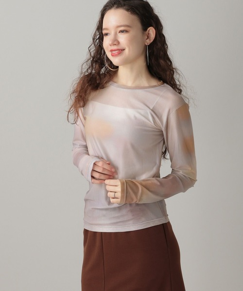 FOREVER 21(フォーエバー トゥエンティーワン)の「【2024SS】シアークルーネックカットソー(Tシャツ/カットソー・レディース・ブラウン/アイボリー/ブラック/その他/ブルー・SMALL/MEDIUM)」の16枚目の写真