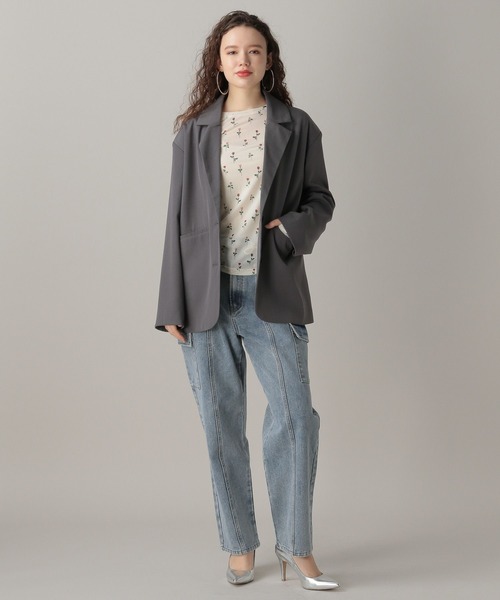 FOREVER 21(フォーエバー トゥエンティーワン)の「【2024SS】シアークルーネックカットソー(Tシャツ/カットソー・レディース・ブラウン/アイボリー/ブラック/その他/ブルー・SMALL/MEDIUM)」の7枚目の写真