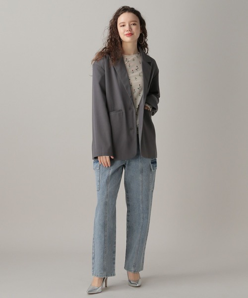 FOREVER 21(フォーエバー トゥエンティーワン)の「【2024SS】シアークルーネックカットソー(Tシャツ/カットソー・レディース・ブラウン/アイボリー/ブラック/その他/ブルー・SMALL/MEDIUM)」の8枚目の写真