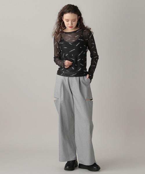 FOREVER 21(フォーエバー トゥエンティーワン)の「【2024SS】シアークルーネックカットソー(Tシャツ/カットソー・レディース・ブラウン/アイボリー/ブラック/その他/ブルー・SMALL/MEDIUM)」の21枚目の写真