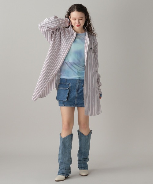 FOREVER 21(フォーエバー トゥエンティーワン)の「【2024SS】シアークルーネックカットソー(Tシャツ/カットソー・レディース・ブラウン/アイボリー/ブラック/その他/ブルー・SMALL/MEDIUM)」の11枚目の写真