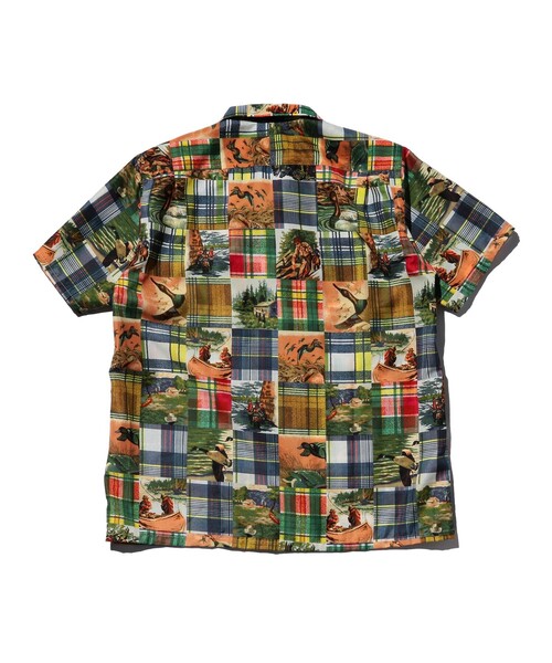 BEAMS PLUS（ビームスプラス）の「BEAMS PLUS / ジャカード マッピング パッチワークライク プリント オープンカラー シャツ（シャツ/ブラウス・メンズ・その他・S/M/L/XL）」の11枚目の写真