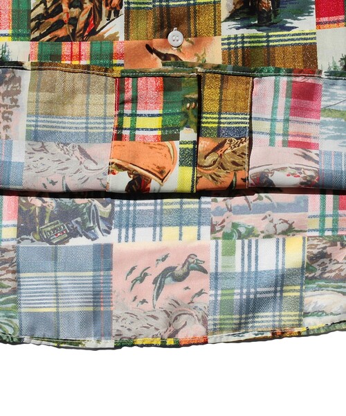 BEAMS PLUS（ビームスプラス）の「BEAMS PLUS / ジャカード マッピング パッチワークライク プリント オープンカラー シャツ（シャツ/ブラウス・メンズ・その他・S/M/L/XL）」の13枚目の写真