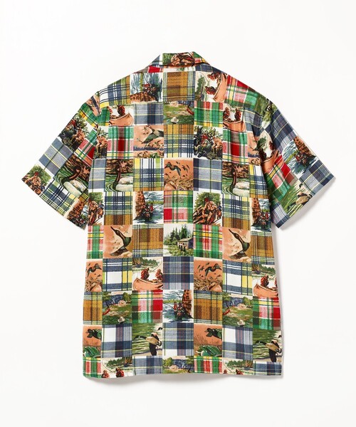 BEAMS PLUS（ビームスプラス）の「BEAMS PLUS / ジャカード マッピング パッチワークライク プリント オープンカラー シャツ（シャツ/ブラウス・メンズ・その他・S/M/L/XL）」の16枚目の写真