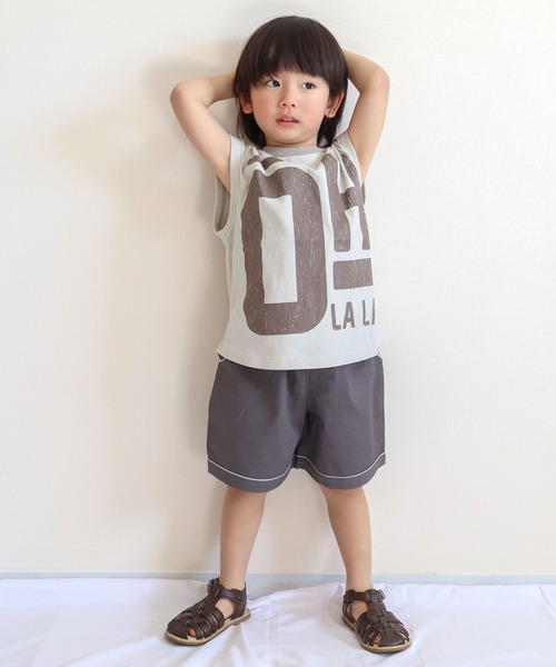 KiCCOLY（キッコリー）の「ﾊﾟｲﾋﾟﾝｸﾞ4分ﾊﾟﾝﾂ（その他パンツ・キッズ・ブルー/グレー/ベージュ・130cm/150cm/110cm/100cm/120cm/140cm）」の10枚目の写真