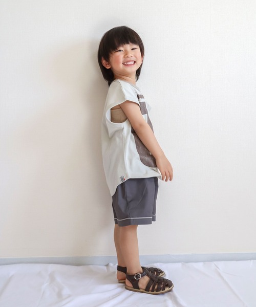 KiCCOLY（キッコリー）の「ﾊﾟｲﾋﾟﾝｸﾞ4分ﾊﾟﾝﾂ（その他パンツ・キッズ・ブルー/グレー/ベージュ・130cm/150cm/110cm/100cm/120cm/140cm）」の12枚目の写真