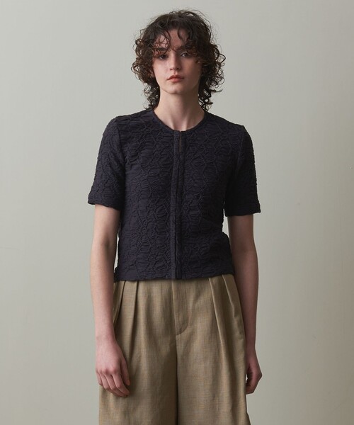 steven alan シュリンクジャージー ハーフスリーブ カーディガン UNITED ARROWS LTD. OUTLET｜<Steven Alan>シュリンクジャージー