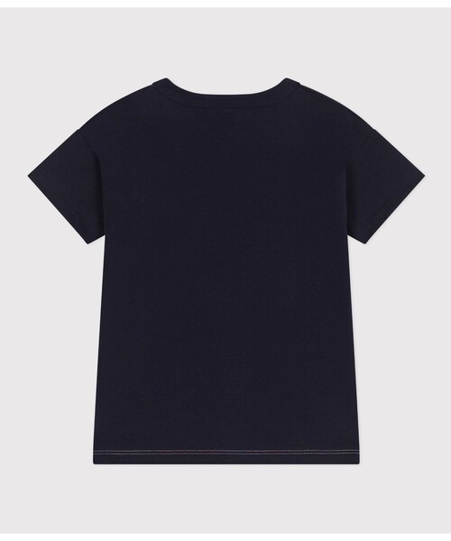 PETIT BATEAU(プチバトー)の「バイカラー半袖Tシャツ(Tシャツ/カットソー・キッズ・ブルー系その他/ホワイト系その他・5YEAR/4YEAR/3YEAR)」の3枚目の写真