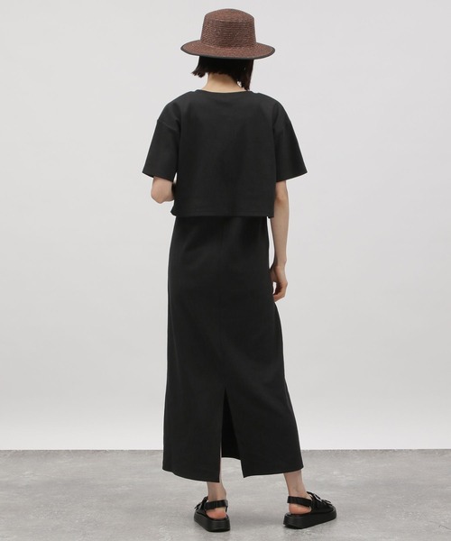 LAKOLE（ラコレ）の「テレコカーデセットワンピース / 112098（ワンピース・レディース・ブラック/レンガ/イエロー系その他・SMALL/MEDIUM）」の5枚目の写真