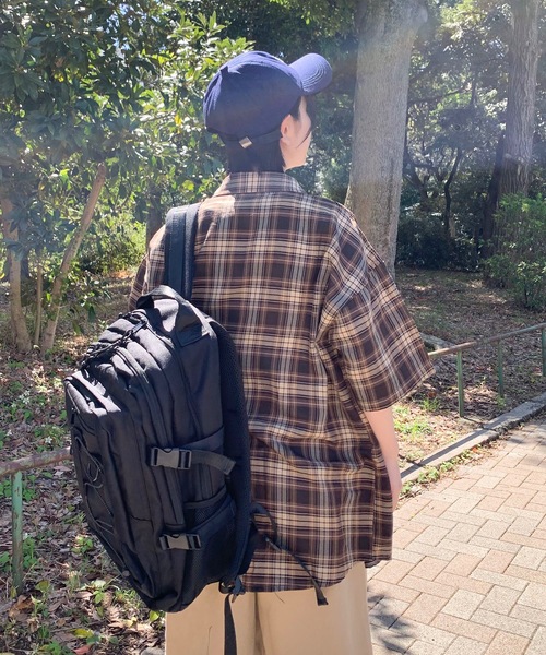 SHEPP(シープ)の「ビッグシルエット チェックシャツ(シャツ/ブラウス・メンズ・ブラウン/ブルー・M/XL/L)」の9枚目の写真