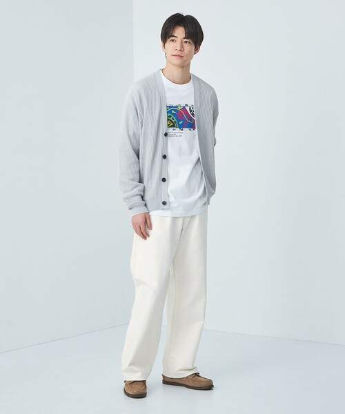 green label relaxing（グリーンレーベルリラクシング）の「＜PCN＞5ポケット デニムパンツ（デニムパンツ・メンズ・オフホワイト/ネイビー・M/L/S）」の4枚目の写真