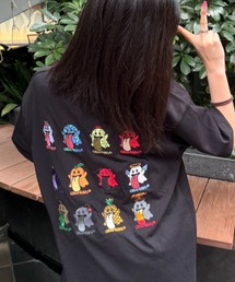 A'GEM/9 × .kom 『GRAF&WU/グラフアンドユー』 ゴーストシリーズTシャツ